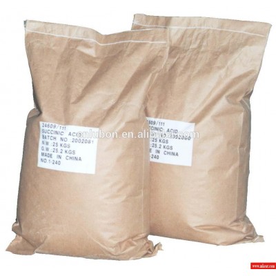 110-15-6 industry grade c4h6o4 food grade powder Succinic Acid price